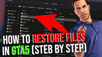 How to restore files in gta5 (2025)