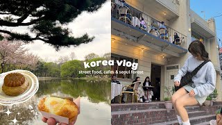 KOREA VLOG: shopping in myeongdong, what i ate on the plane, exploring seoul, permed hair & more