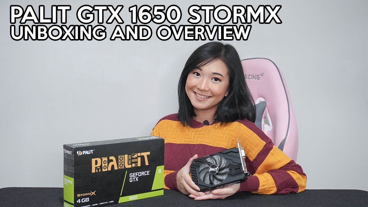 PALIT GTX 1650 StormX 4GB Graphics Card Unboxing and Overview