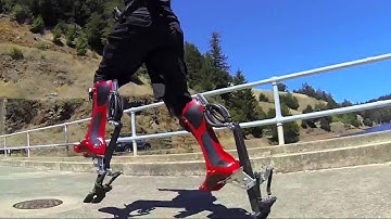 This man can run 25 MPH!! 🏃 - The Bionic Boots - Worlds Fair Nano SF 2017