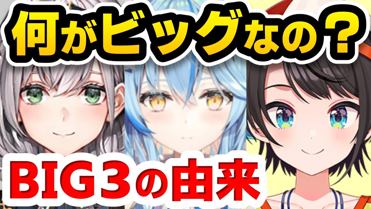 動画】「BIG3」の名付け親は誰だったのか本人も忘れていたようなので