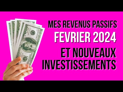 Mes Revenus Passifs et Mes Investissements Mensuels