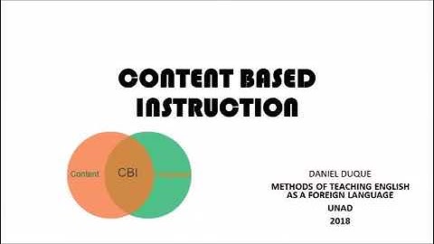 content based instruction