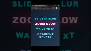 Advanced CSS Text Animations Using Bootstrap 5 Part 2