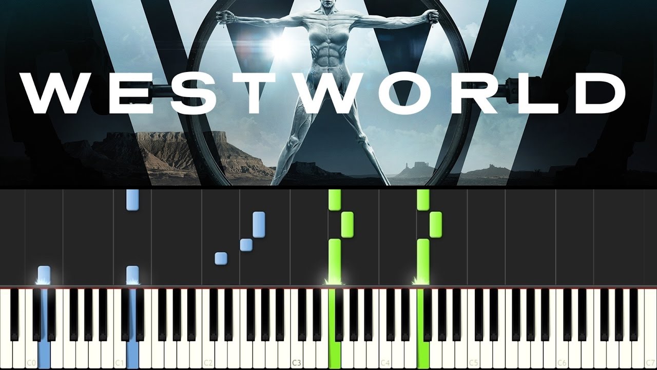 WestWorld (Piano Tutorial + sheets) - Main Theme - YouTube