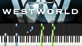 WestWorld (Piano Tutorial + sheets) - Main Theme