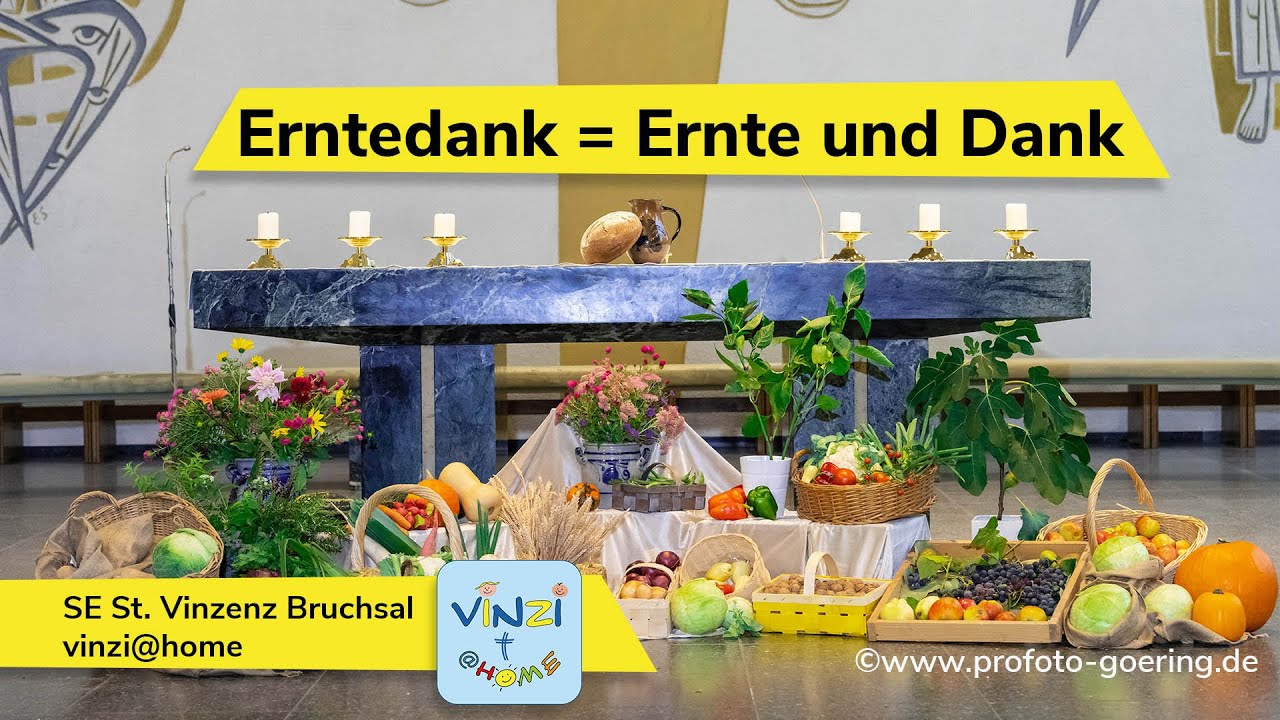 Erntedank = Ernte und Dank