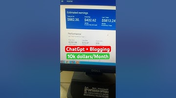 ChatGpt + Blogging = 10k dollars/Month #shorts #blogging #chatgpt #earnmoneyonline