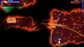 Terraria Golem Boss fight w/Cubi (random video)