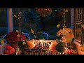 COZY Night time fall/autumn ambience: Fall/autumn leaves, wind