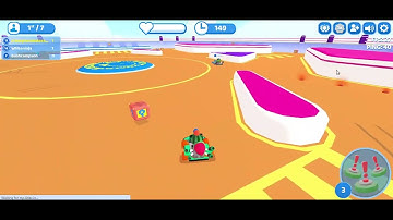 Smash karts gameplay [no commentary] (no bots){DROP ZONE!}