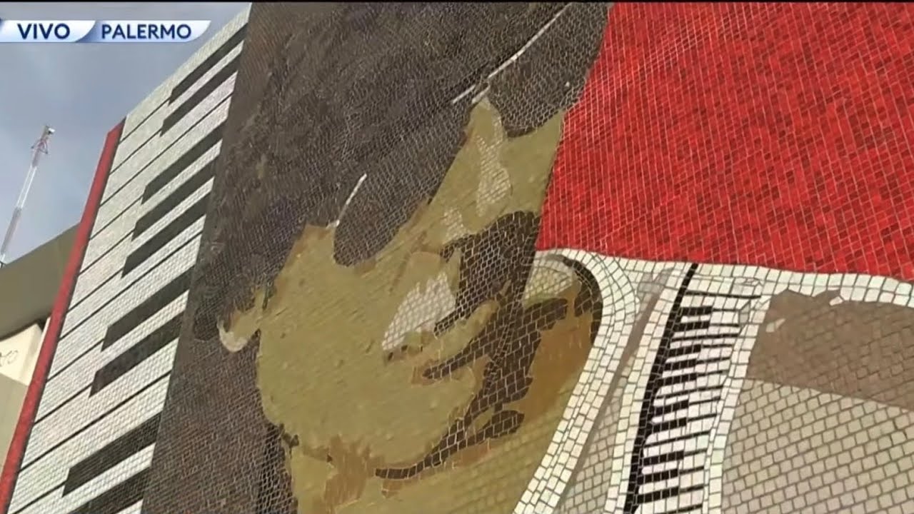 Mural de Charly García entrevista con Gabriel Roca y Mariano Cabrera ...