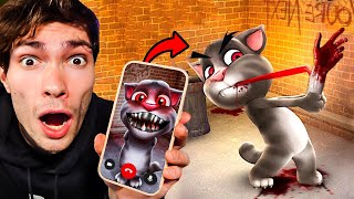 Je Pose Des Questions À NE JAMAIS POSER À TOM !! (Talking Tom) screenshot 4