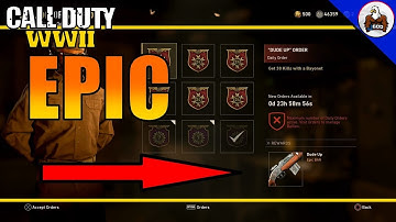 Daily Weapon Order for Epic Dude Up Rifle 5/26 CoD WW2
