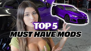 BEST Starting Mods for New Camaro Owners