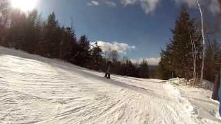 Ethan's First Time Skiing - He's a Natural!
