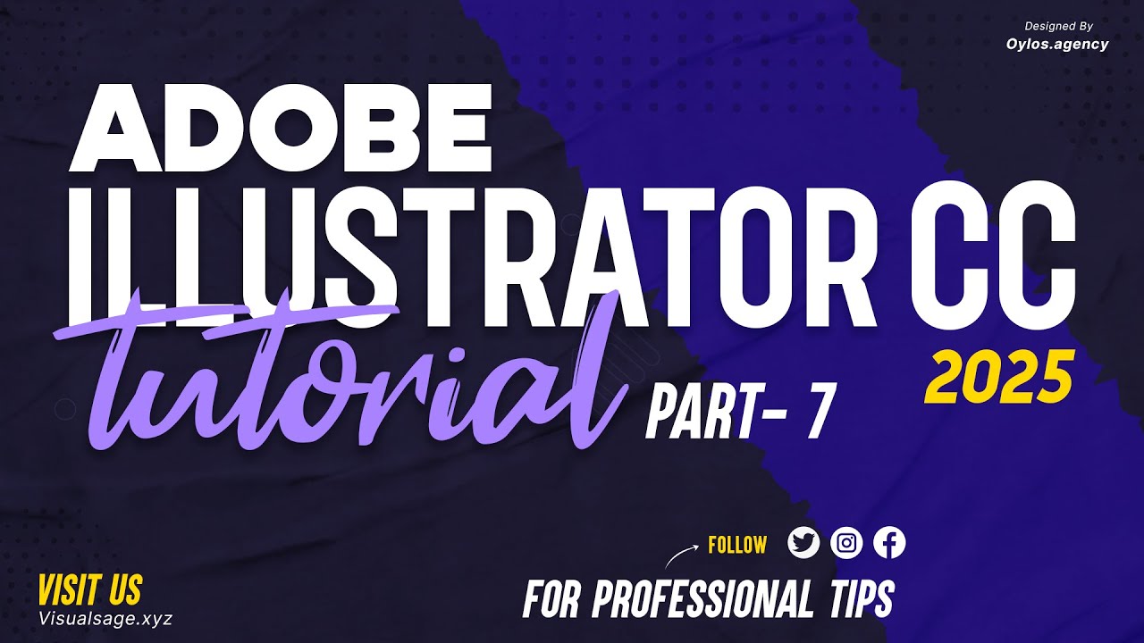 Adobe Illustrator cc 2025 basic to advance tutorial part 7 ...