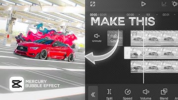 CAPCUT | Mercury bubble effect | Tutorial