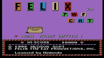 Felix the Cat NES Gameplay: Round 5 Adventure - Classic Retro Gaming!