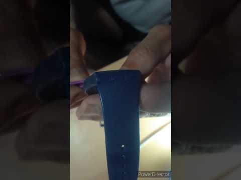 How to change plastic swatch glass cover