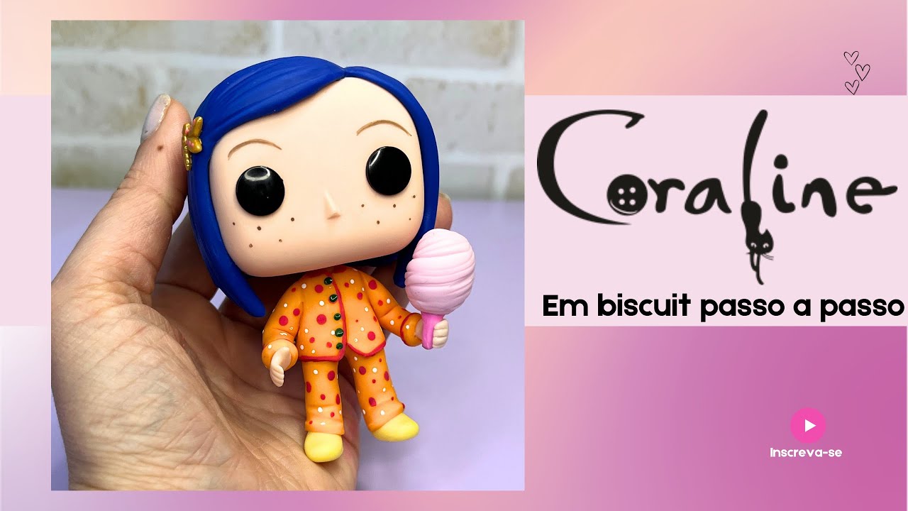 CORALINE FUNKO BISCUIT PASSO A PASSO