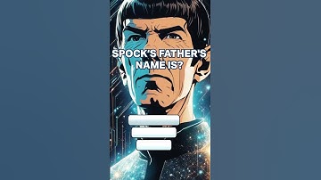 Spock Trivia Challenge | Are You as Logical as a Vulcan? #StarTrekFans #vulcan #trekkies