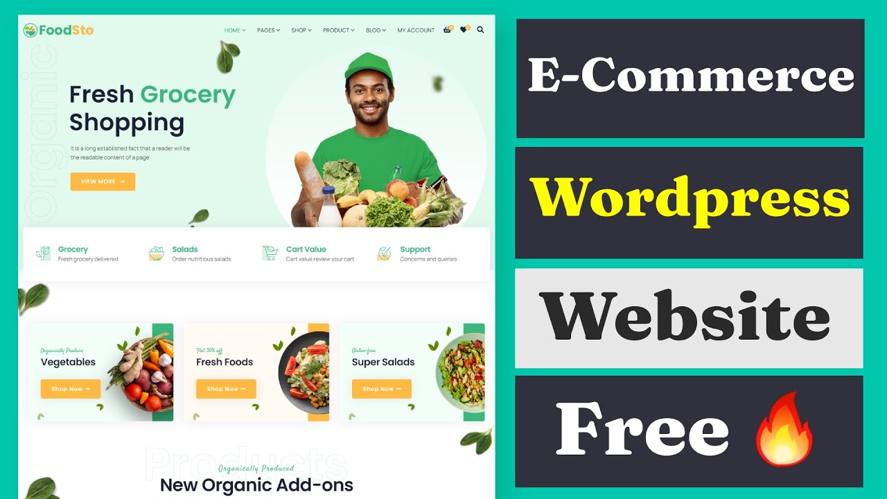 Build FREE eCommerce Website with WordPress 2021 | Online Store