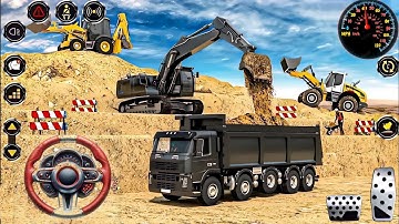 🔥New Large City Road Construction Gameplay 🚧 - Android Gameplay