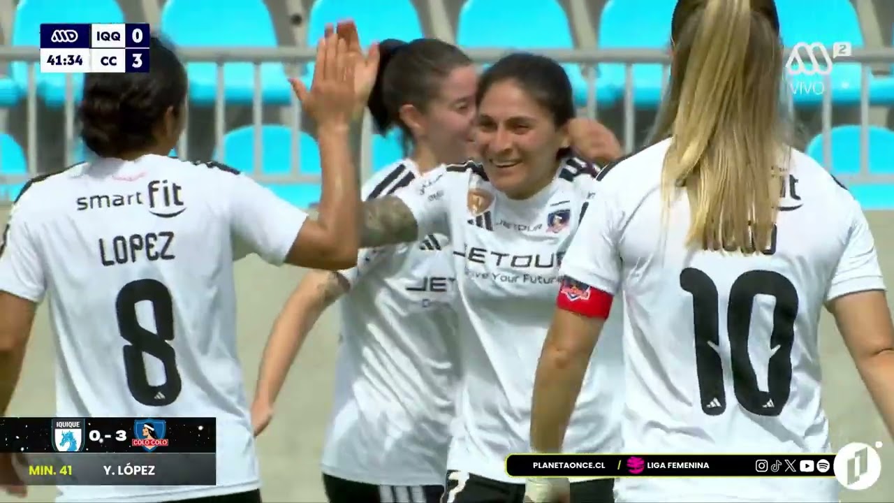 #GolesP11 D. Iquique 0-6 Colo-Colo Cuartos Ida Playoffs Liga Femenina 25-09-2026