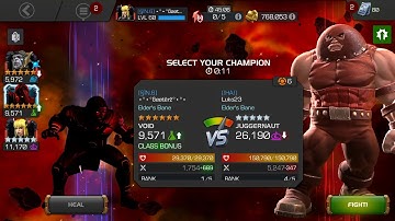 Unduped void vs node 31 juggy