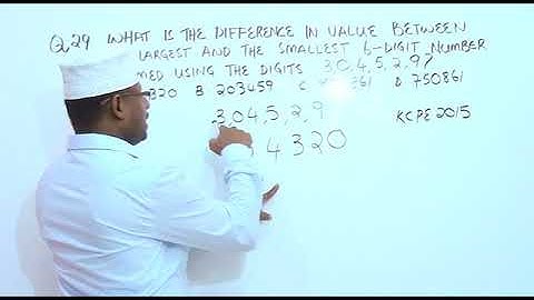 KCPE MATHEMATICS 2015 QUESTION 29 REVISION