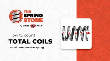 How to Count Total Coils in Coil Compression Springs