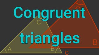 Congruent triangles