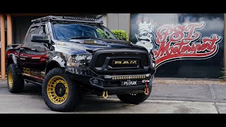 RAM 1500  WITH HARROP SUPERCHARGER - RHINO BULL BAR - KINGS SUSPENSION - FUEL WHEELS & MORE explicit
