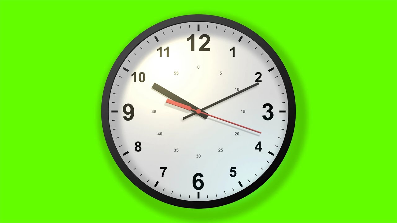 Футаж хромакей Часы-1 Footage chromakey Clock-1 - YouTube