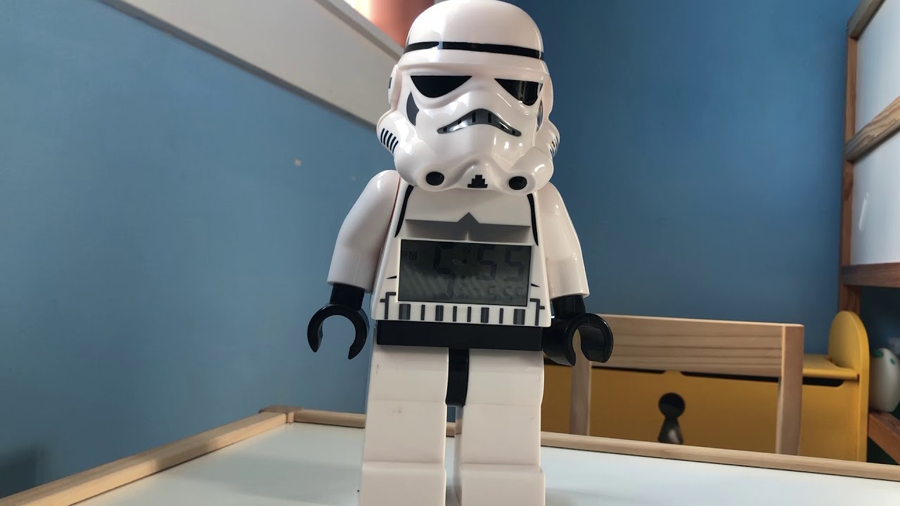 Volg ons deed het Botsing Star Wars LEGO stormtrooper alarm clock review - YouTube