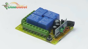 DC 12V Wireless Remote Control Switch & Four Keys Universal Wireless Remote