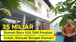 IZIN MASUK RUMAH BARU SULTAN PONDOK INDAH 35 MILIAR | Modern Tropis House Pondok Indah