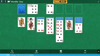 #04 - 04m00s - Klondike Solitaire - Easy - Play the 5 of Hearts to the Foundation - 0m59s