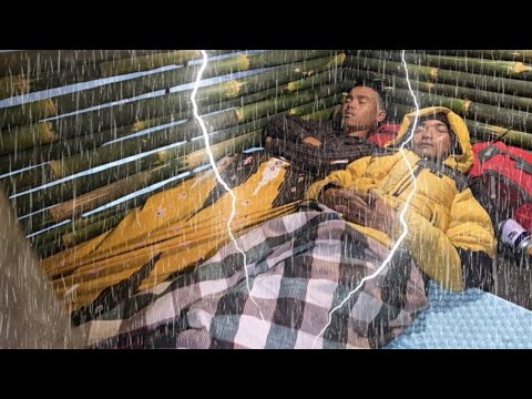 full video: 360 days of building a long abandoned bamboo house in the forest