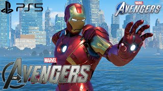 Marvel's Avengers - NEW MCU Iron Man Mark 7 Suit Gameplay 4K 60FPS (PlayStation 5)