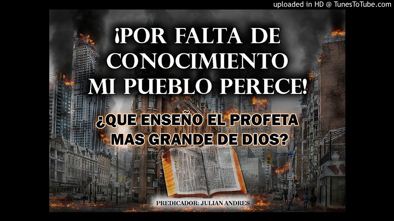 Por falta de mi conocimiento mi pueblo perece, creyentes en JESUCRISTO