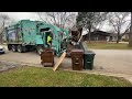 Homewood Disposal 1013 flying on garbage route on 11/26/25