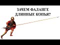 Зачем фаланге такие  длинные копья?