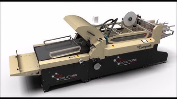 Compact folder gluer can make both Boxes and Envelopes