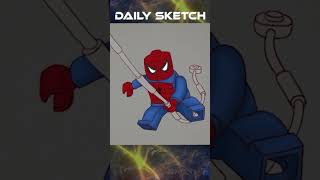 Lego SpiderMan Marvel Daily sketch