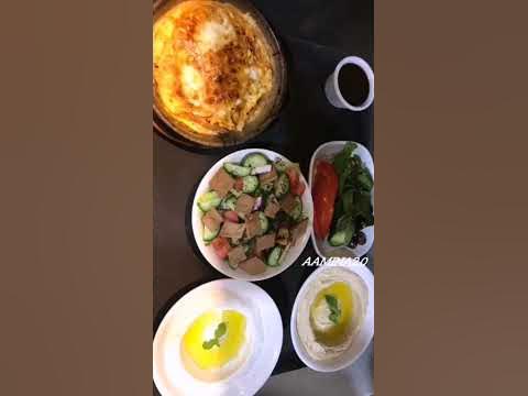 Arabic food’s👌Egg& cheese/veg plate/Hommous/Labna/Fattosh Salad # ...