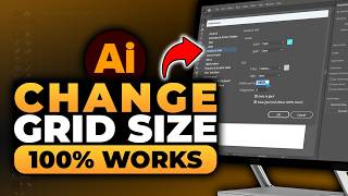 How To Change Grid Size in Illustrator (𝟮𝟬𝟮𝟲) | 100% WORKS | NO Yapping, To The Point! | FAST & EASY