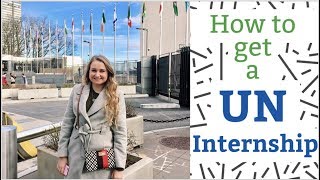 How to get a United Nations Internship