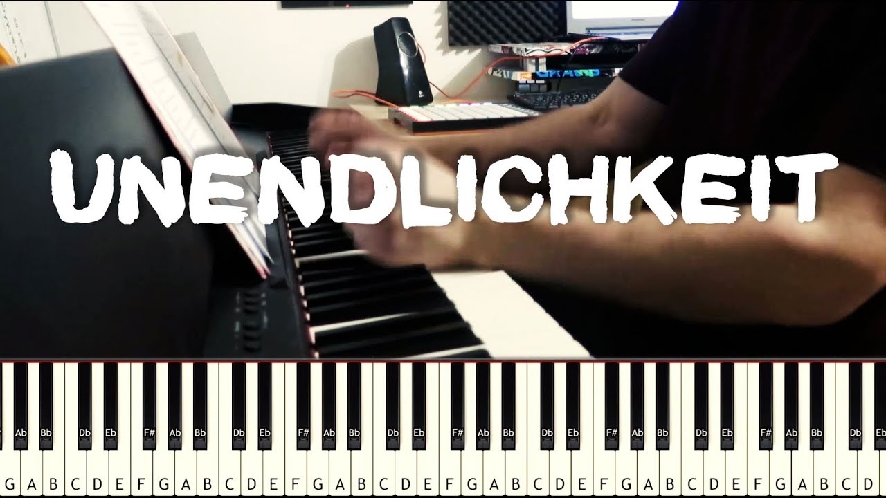 CRO - UNENDLICHKEIT Piano Cover